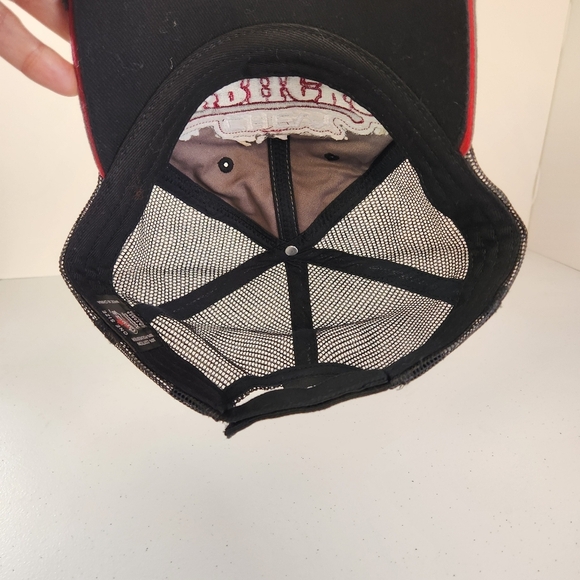 Chevy Trucks Raised Embroidery Distressed Ball Cap Hat Gray Snapback Trucker Men - Picture 5 of 6